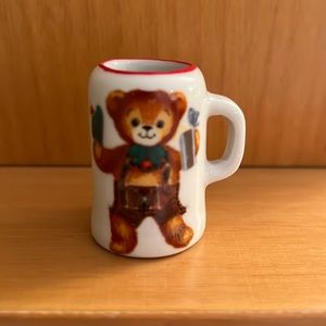 Reutter porcelain mini bear mug. Germany made. 1.75 “ tall. Excellent condition
